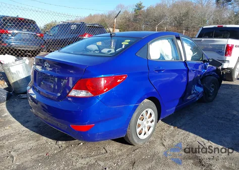 2014 Hyundai Accent Gls z USA, uszkodzony, nr VIN KMHCT4AE5EU758806